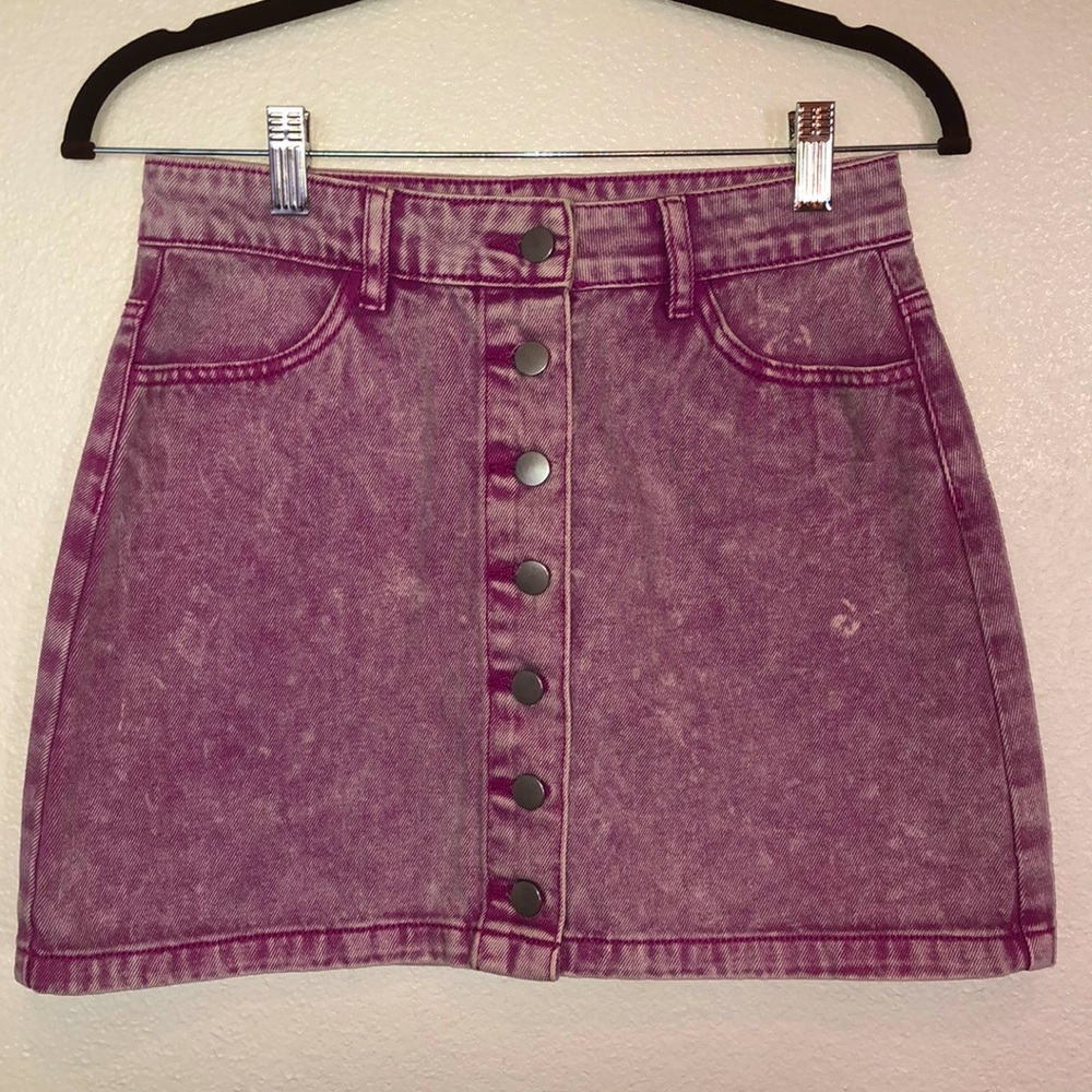 Pink Denim Mini